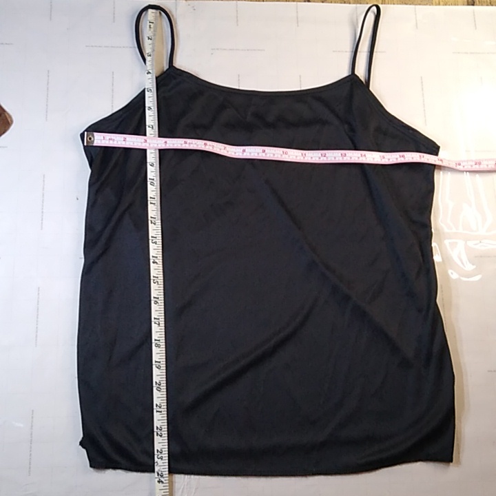 589 Womens 1x Black Camisole Top